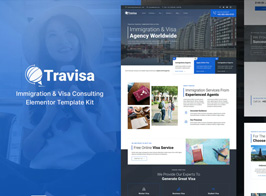 Travisa – Immigration & Visa Consulting Elementor Template Kit