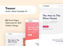 Treasor – Author eBook Elementor Template Kit