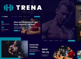 Trena – Sport & Fitness Trainer Services Elementor Template Kit