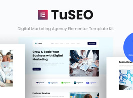 TuSEO – Digital Marketing Agency Elementor Template Kit