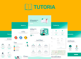 Tutoria – Education & Online Courses Elementor Template Kit