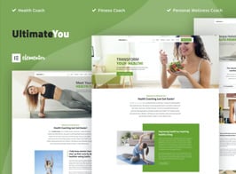 UltimateYou – Health Coach Elementor Template Kit