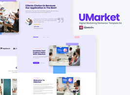 UMarket – Digital Marketing Elementor Template Kit