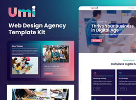 Umi – Web Design Agency Elementor Template Kit