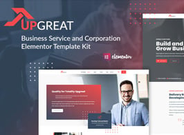 Upgreat – Business Service Corporate Elementor Template Kit