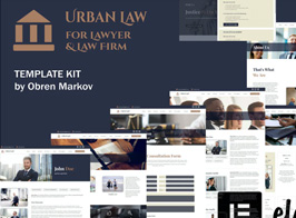 Urban Law – Lawyer & Law Firm Elementor Template Kit