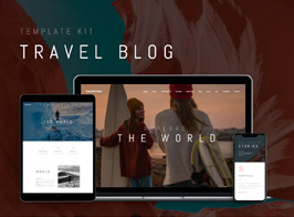 Vagabonds – Travel Blog Template Kit