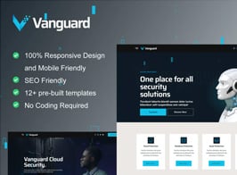 Vanguard – Cyber Security Service Elementor Template Kit