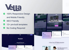 Vella – Digital Agency Elementor Template Kit