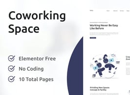 Vinic – Coworking Space Elementor Template Kit