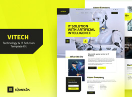 Vitech – Technology & IT Solution Elementor Template Kit