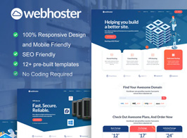 WebHoster – Web Hosting Service Elementor Template Kit