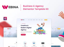 Webina – Business Agency & Startup Elementor Template Kit