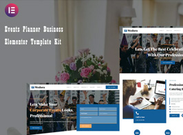 Wedora – Events Planner Business Elementor Template Kit