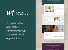 Women’s Foundation | Non-Profit WordPress Elementor Template Kit