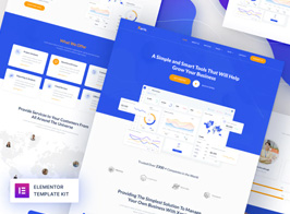 Xarris – SaaS & Startup Elementor Template Kit