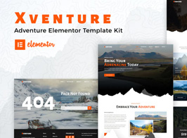 Xventure – Travel Elementor Template Kit