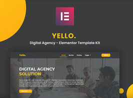 Yello – Digital Agency Elementor Template Kit