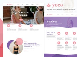 Yoco – Yoga Studio Elementor Template Kit