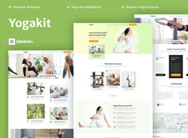 Yogakit – Yoga & Meditation Elementor Template Kit