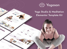Yogasan – Yoga Studio & Meditation Elementor Template Kit