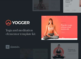 Yogger – Meditation and Yoga Elementor Template Kit