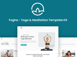 Yogha – Yoga & Meditation Elementor Template Kit