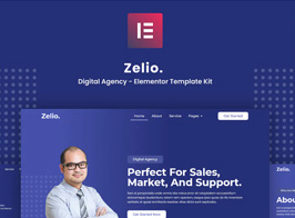 Zelio – Digital Agency Template Kit