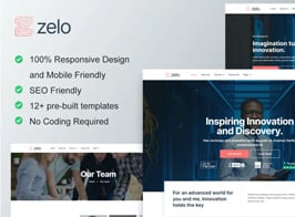 Zelo – Startup Business & Technology Company Elementor Template Kit