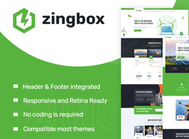 Zingbox – Wind & Solar Energy Elementor Template Kit