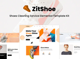 Zitshoe – Shoes Cleaning Service Elementor Template Kit