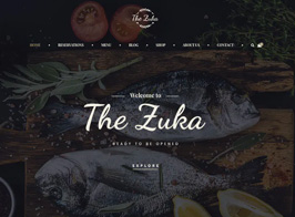 Zukares – Restaurant & Cafe Food Elementor Template Kit
