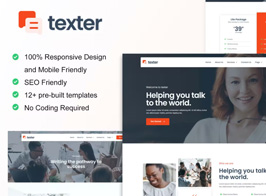 Texter – Content Writing Service Agency Elementor Kit