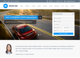 Driveme – Driving School WordPress Theme