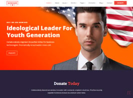 Nominee – Political WordPress Theme for Candidate/Political Leader