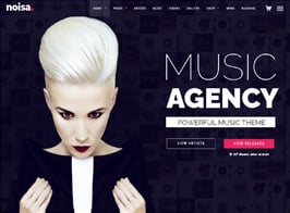 Noisa – Music Producers, Bands & Events Theme for WordPress