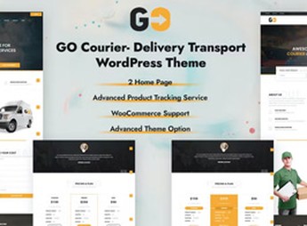 GO Courier – Delivery Transport WordPress Theme
