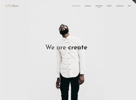 CoffeeBean – Easy & Simple Portfolio for Freelancers, Studios and Photographers