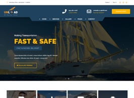 Unload – Cargo, Shipping, Logistics, Trucking, Warehouse & Transport WordPress Theme