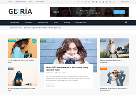 Gloria – Multiple Concepts Blog Magazine WordPress Theme