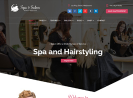 Beauty Salon & Construction Services WordPress Theme