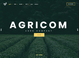 Agricom – Agriculture & Organic Food WordPress Theme