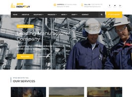 Industry Press – Factory and Industrial Business WordPress Theme