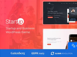 Startup Company – WordPress Theme for Business & Technology
