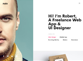 Naix – Creative & High Performance Portfolio WordPress Theme