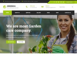 Greengia – Gardening, Lawn and Landscaping WordPress Theme
