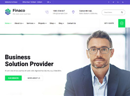 Finaco – Consulting & Business WordPress Theme