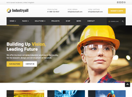 Industryall – Industrial & Factory WordPress Theme