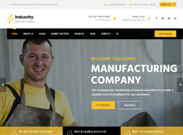Induscity – Factory and Manufacturing WordPress Theme