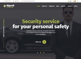 Rigardi – CCTV Security Company & Body Guard WordPress Theme